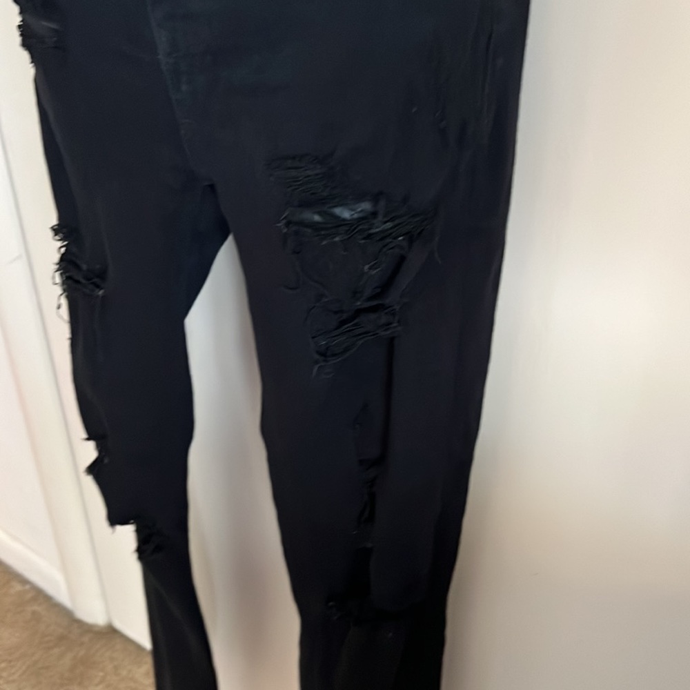 Express Mid-Rise Jean Legging Ripped - Picture 3 of 4
